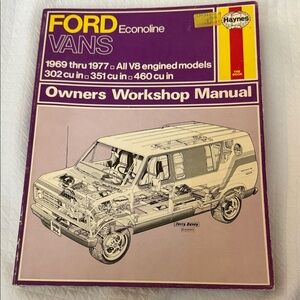 Ford Econoline Vans 1969 thru 1977. Like New